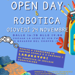 Volantino Open day Robotica 24-11-2022