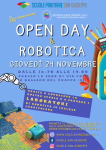 Volantino Open day Robotica 24-11-2022