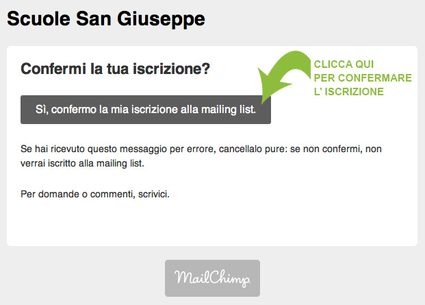 Riceverai una e-mail di conferma iscrizione della newsletter.
